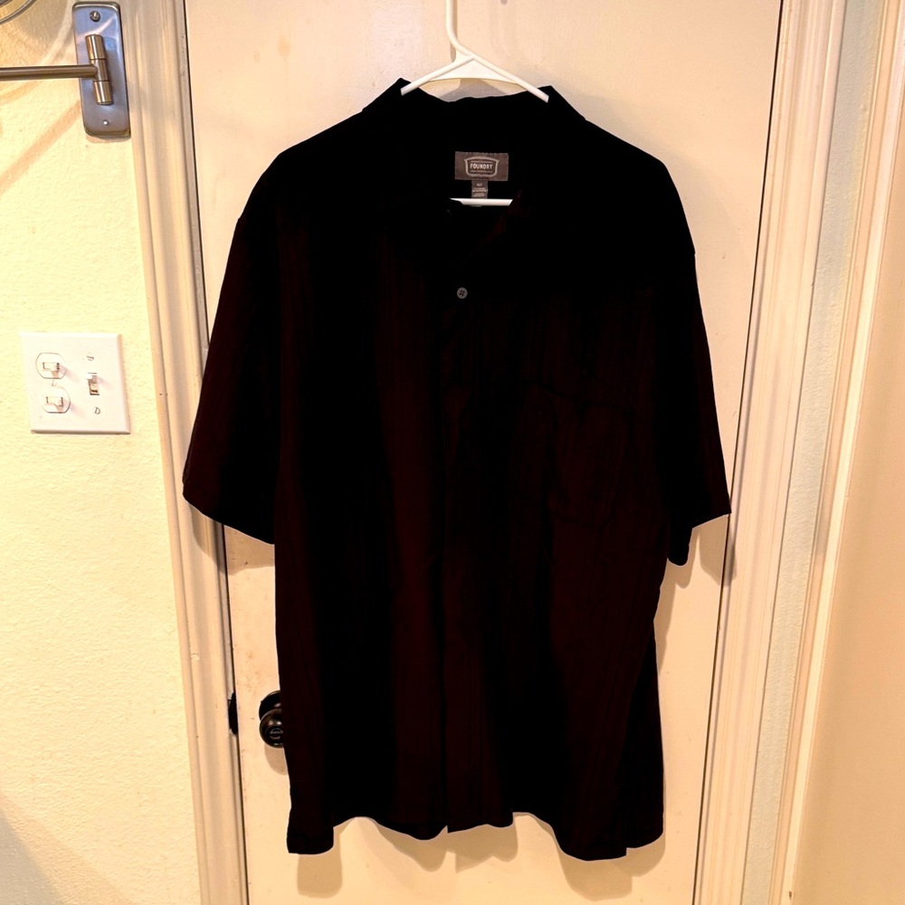 The Foundry Supply Co. Men's Black Casual Shirt